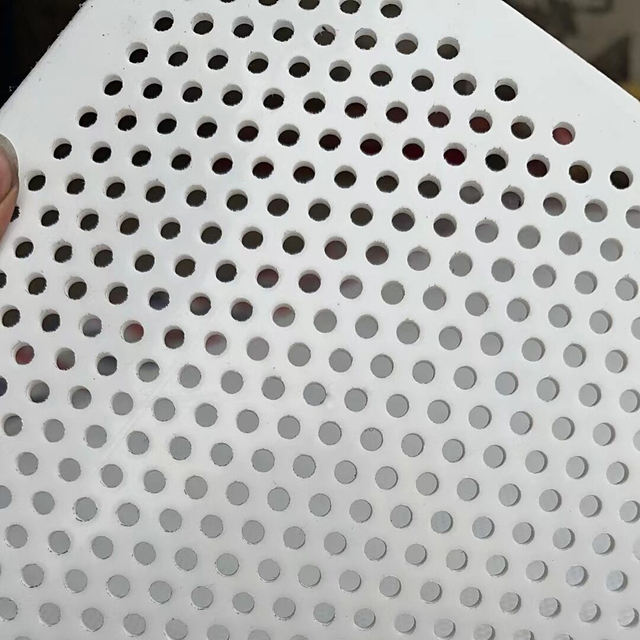 Plastic Plate Perforated Plastic Sheet Polypropylene PP Board Plastic Perforated Tiles & Returns PP Celling