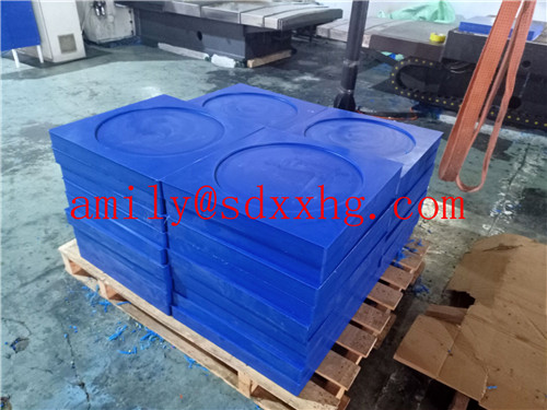 600x600x40mm plastic anti-slip crane pads| outriggre pads manufacture