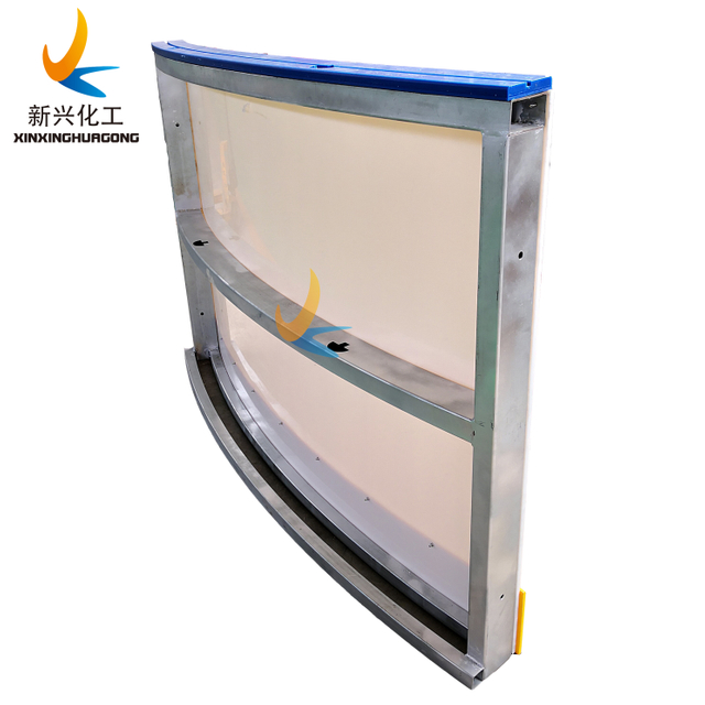 Synthetic Ice Rink Sheet And Fence Dek Hockey Ring Panel Arena Wall