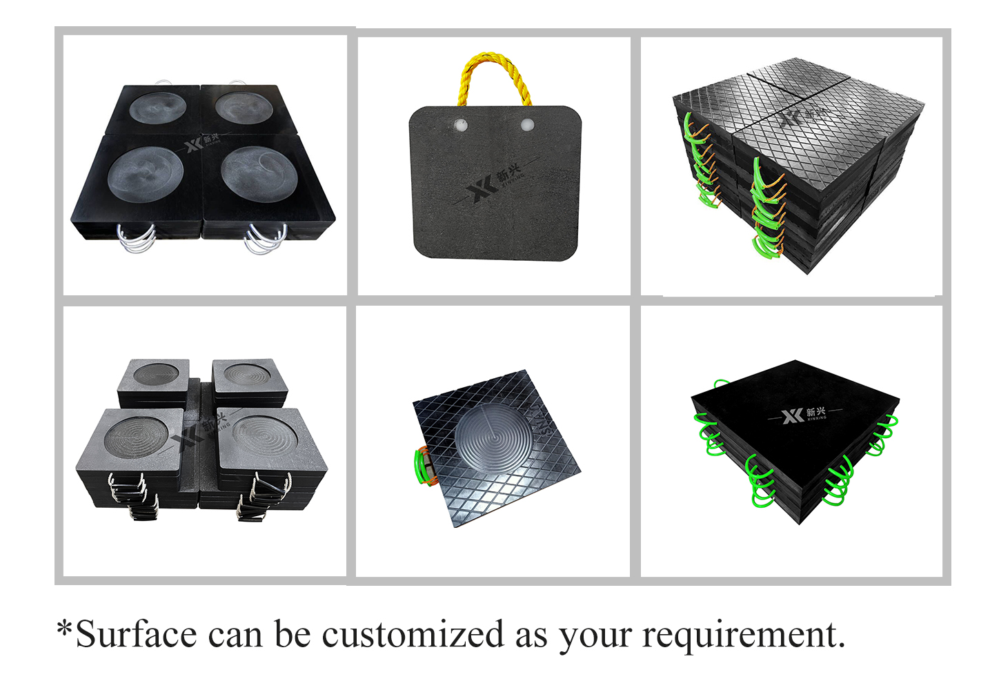 Factory Heavy Duty Customized Size Crane Outrigger Pad Stabilizer Jack 