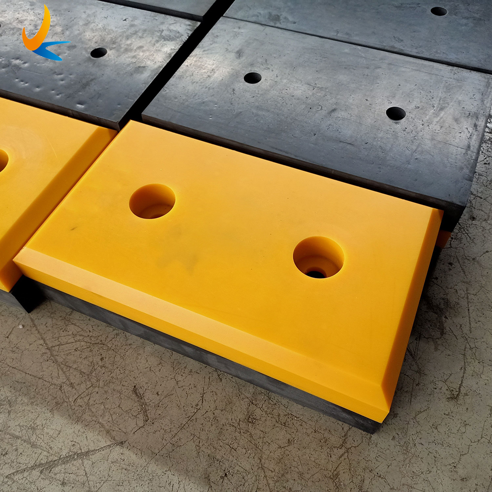 China Factory Customizes UHMWPE + Rubber Fender Facing Pad