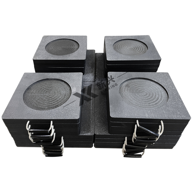 Heavy Duty UHMWPE Stabilizer Jack Pad for Crane Leg Support