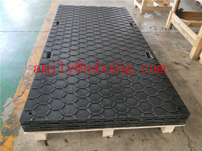 Anti-slip flame retardant HDPE track mats| fire retardant HDPE ground mats| antiflaming ground protection mats
