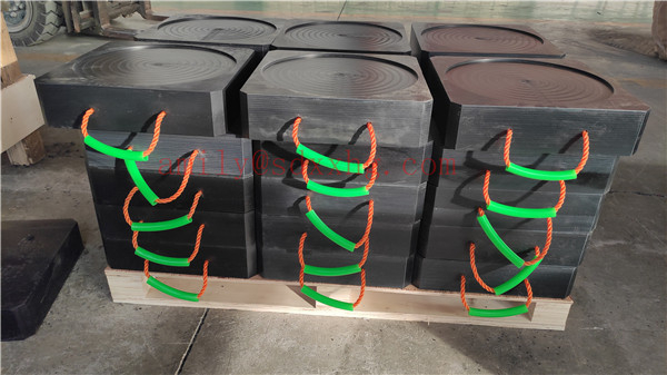 Crane Jacking support blocks| Crane foot support pads | outrigger pads