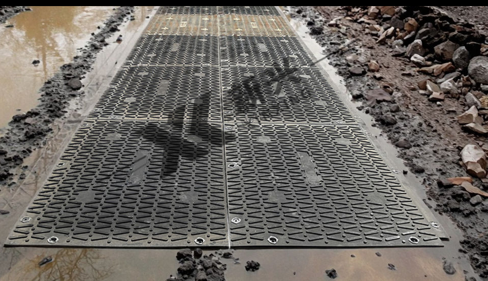 Composite UHMWPE Heavy Duty Interlocking Matting Board for Oil Field