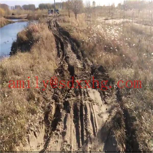 bog area which need temporary road mats