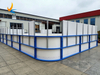 Custom UV Resistant HDPE Aluminium / Steel Frame Dasher Board System for Rink Playground