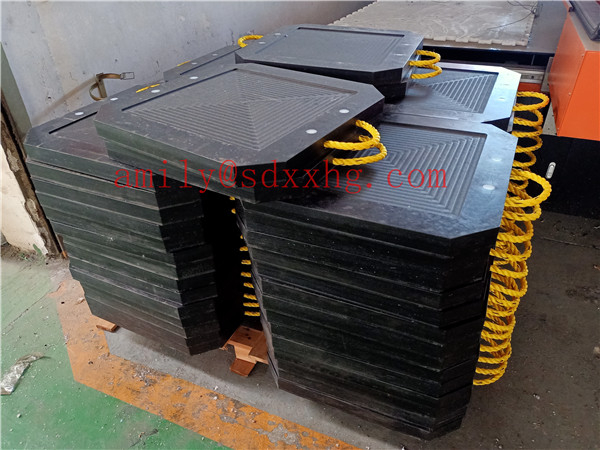 heavy duty UHMWPE Crane outrigger pads
