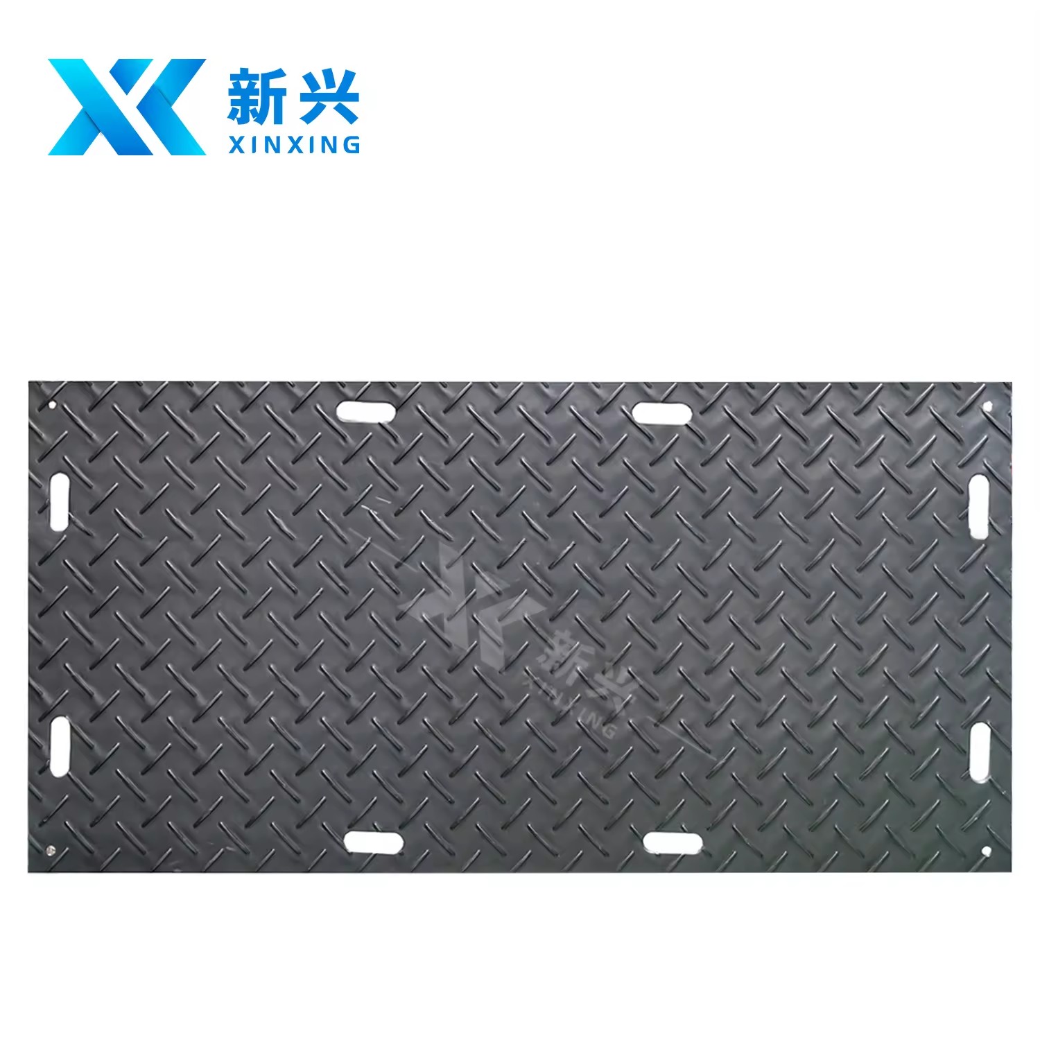 4X8 HDPE Composite Plastic Ground Protection Temporary Construction Road Mats Portafloor Floor Covering Events