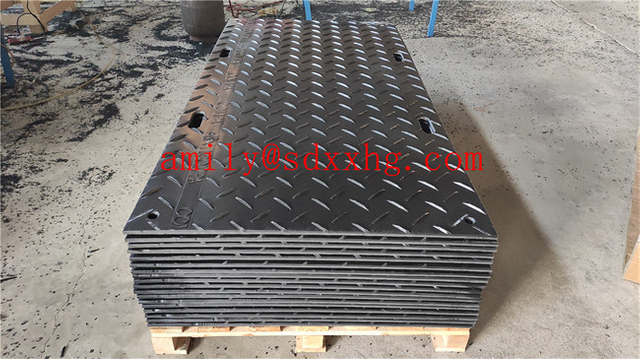 durable ant slip HDPE temporary road mats
